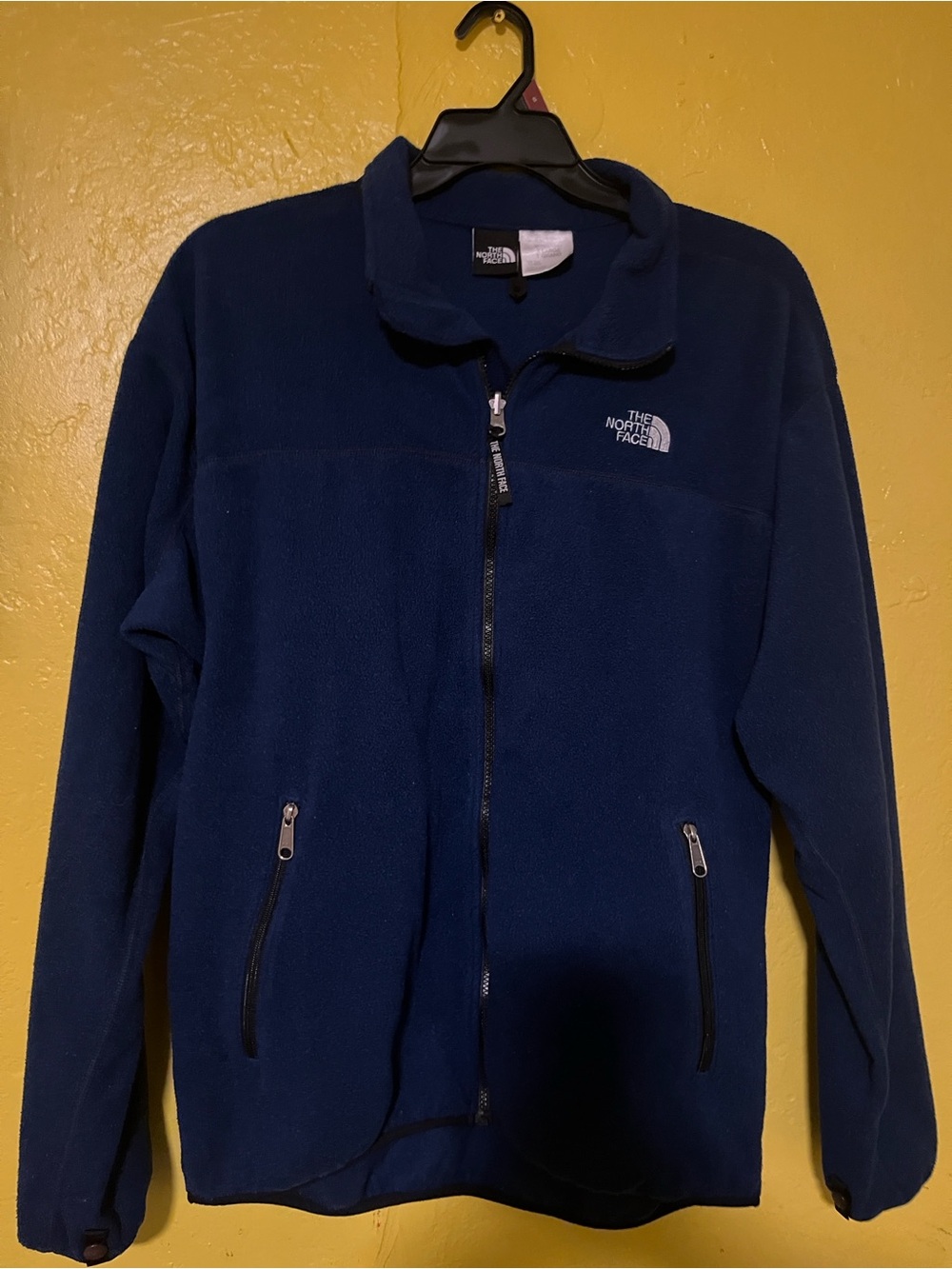 The North Face Men's Navy Fleece Full-Zip Jacket